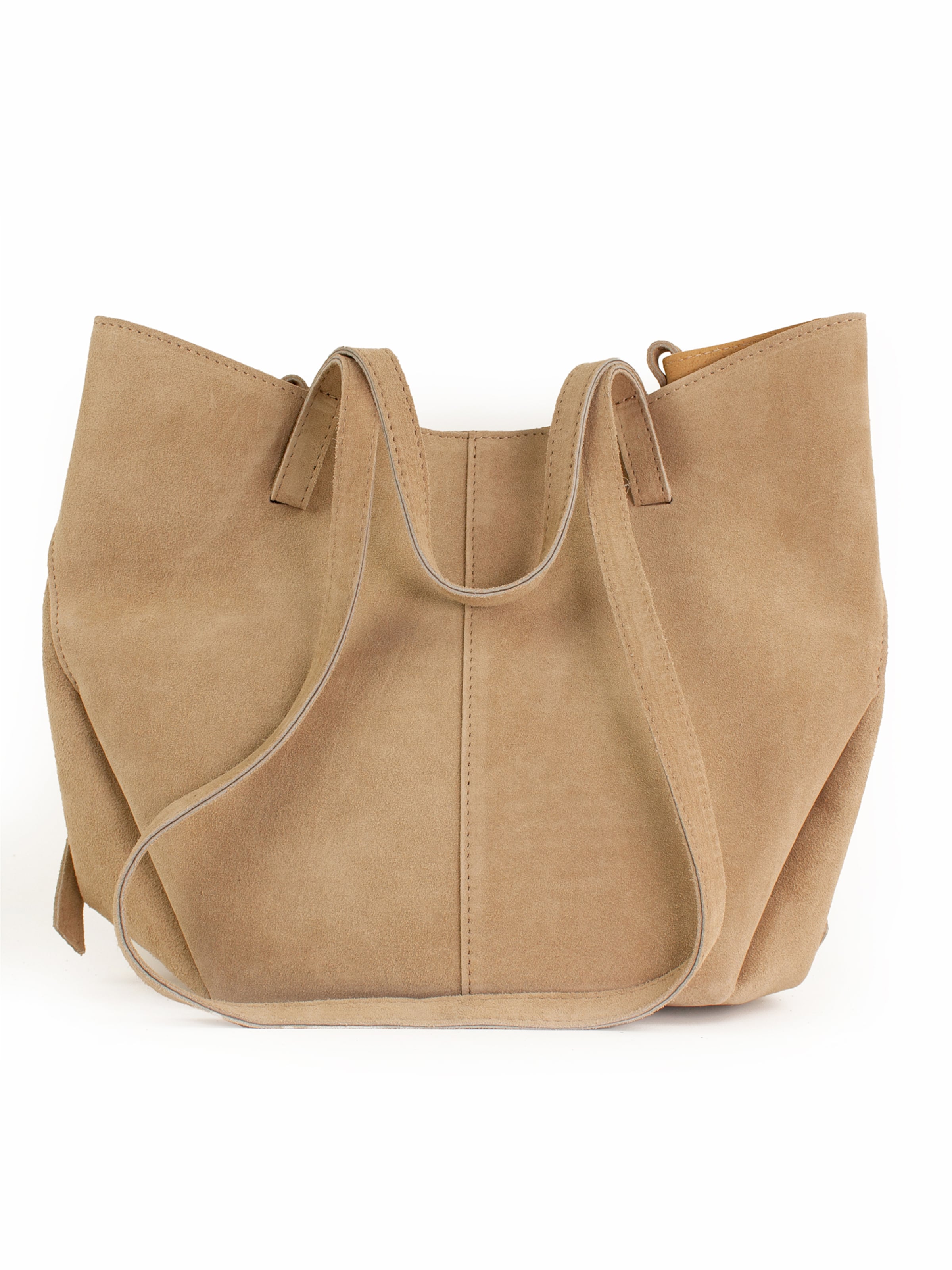 lePelou Shoulder Bag 'TESSA' in Beige: front