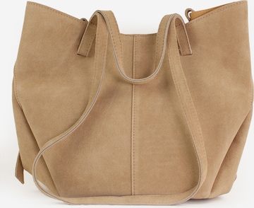 lePelou Shoulder Bag 'TESSA' in Beige: front