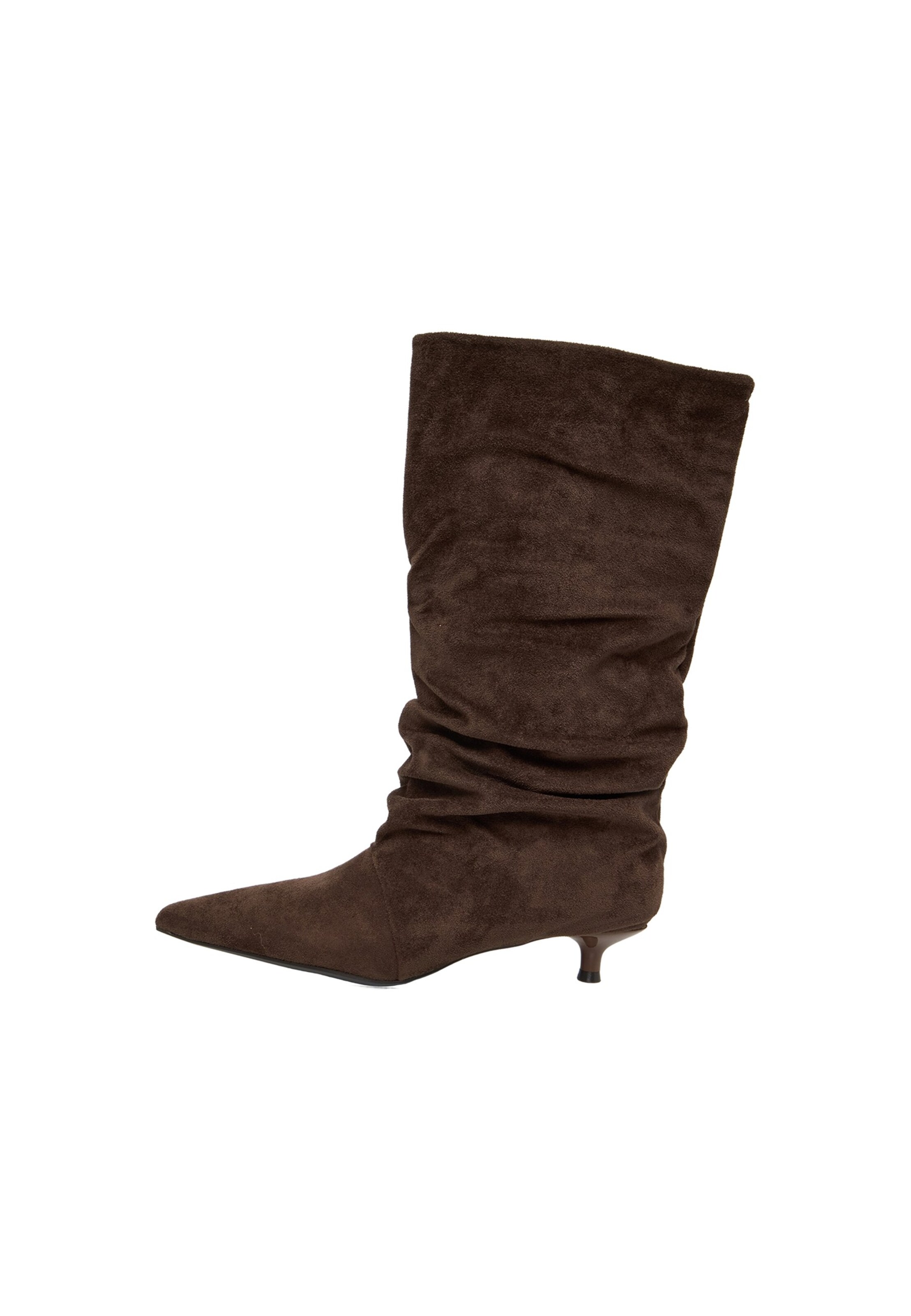 ABOUT YOU Stiefel 'Yasmina' in Braun: Vorderseite