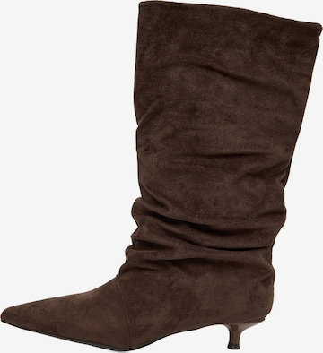 ABOUT YOU Stiefel 'Yasmina' in Braun: Vorderseite