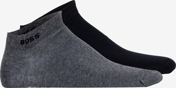 BOSS Socks in Grey: front