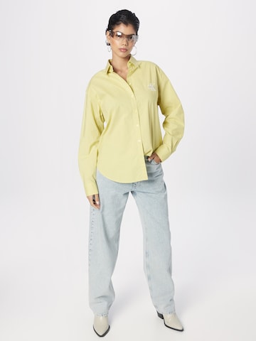 Bluză de la Calvin Klein Jeans pe verde