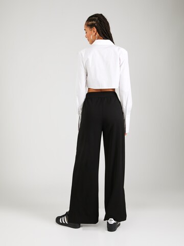 Wide Leg Pantalon Warehouse en noir