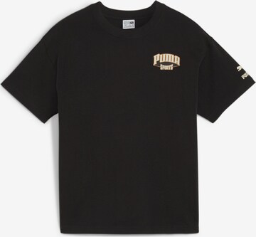 PUMA Shirt 'FOR THE FANBASE' in Black: front