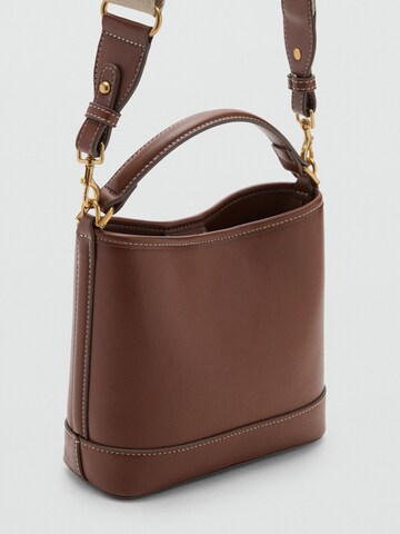MANGO Handtasche 'ISOLDA' in Braun