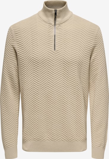 Only & Sons Pulover 'ONSMACE' u bež siva, Pregled proizvoda