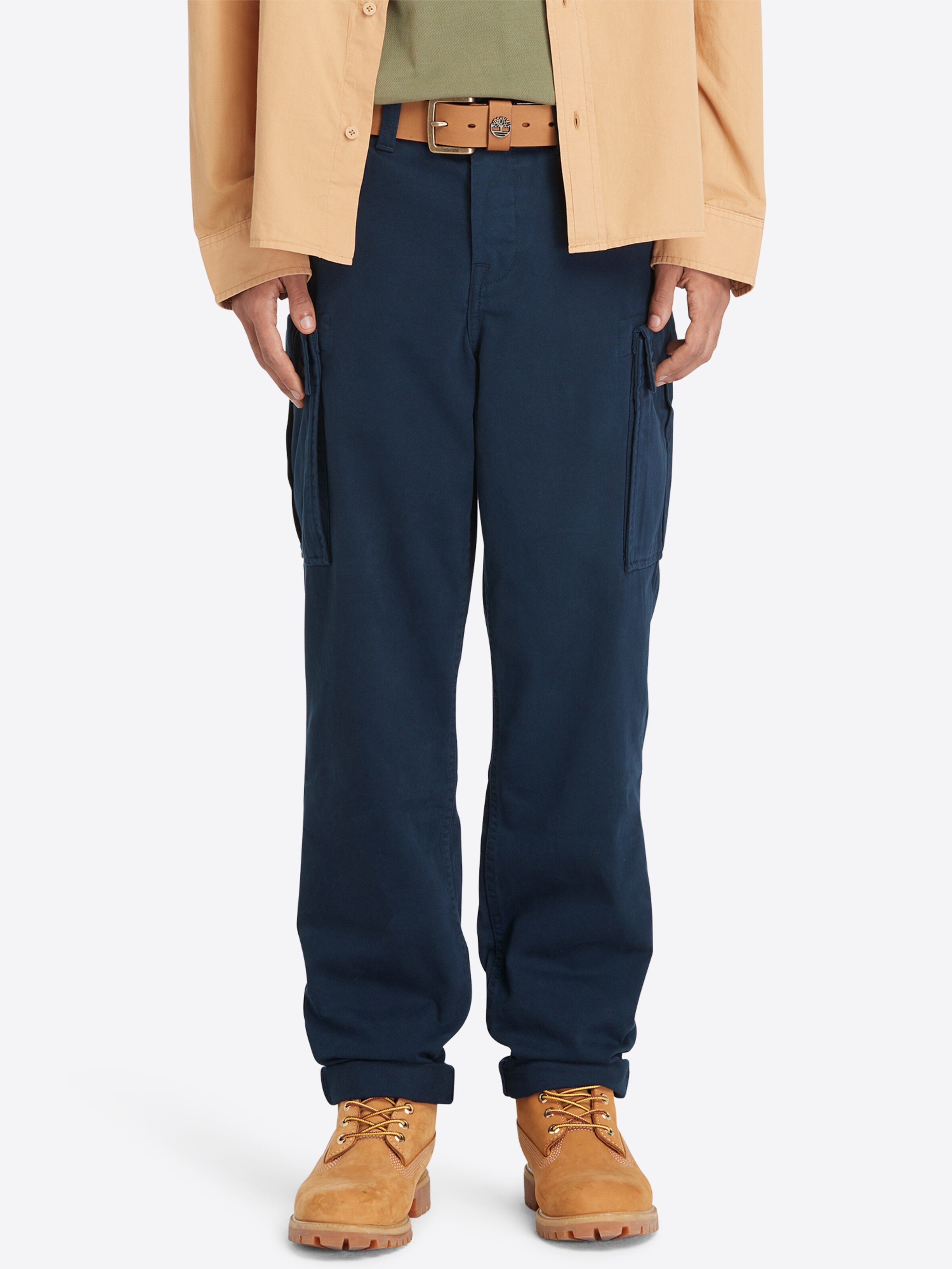 TIMBERLAND Loosefit Pantalon cargo en Azul Noche ABOUT YOU