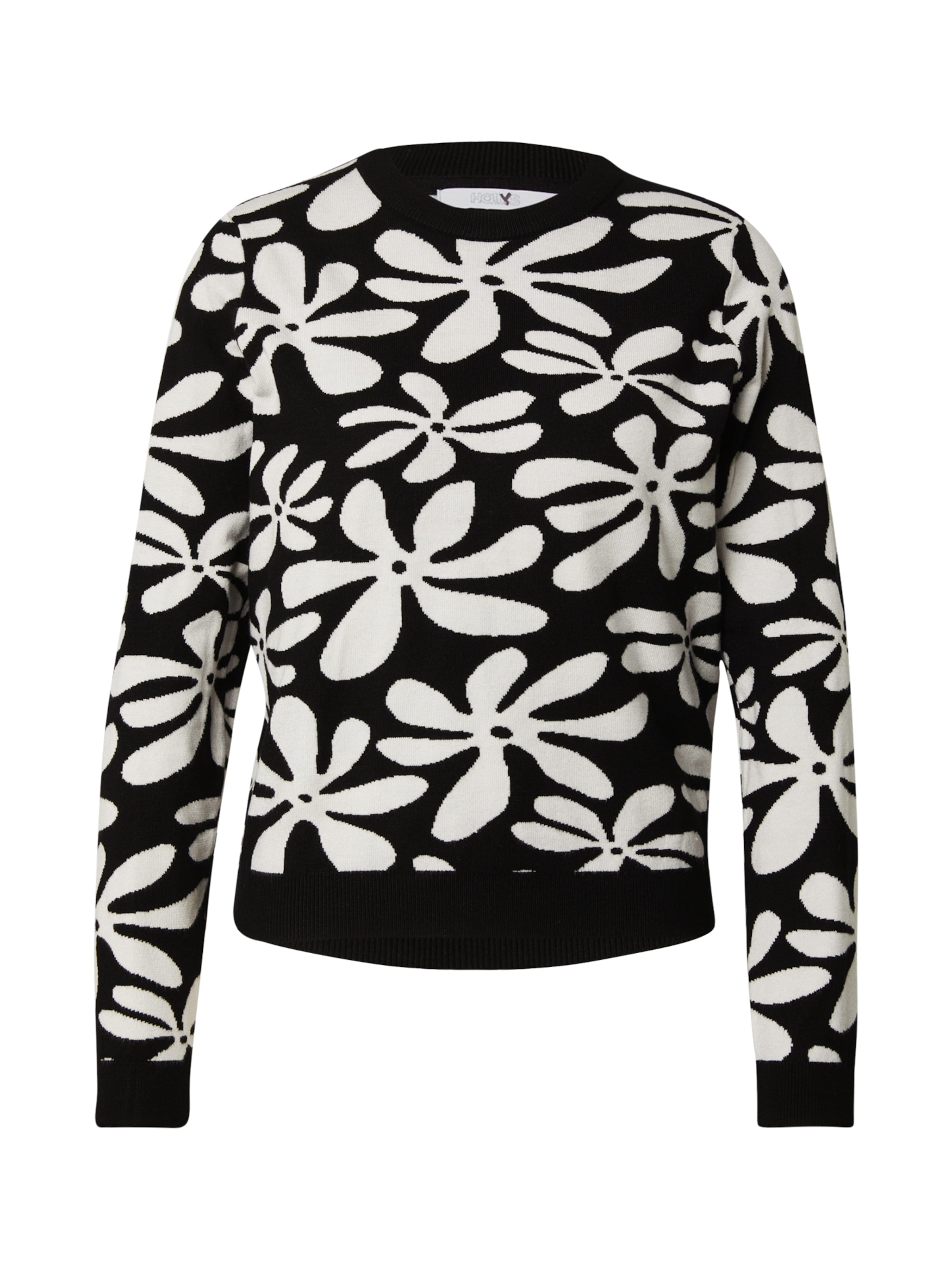 Hailys Pullover 'Fe44e' in Schwarz: Vorderseite