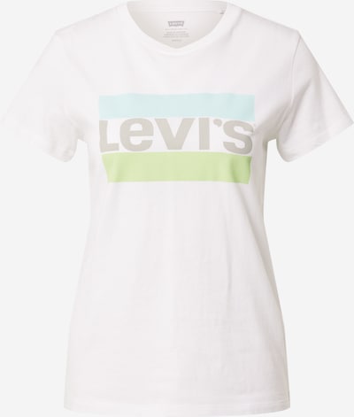 LEVI'S ® Shirt 'The Perfect Tee' in hellblau / grau / apfel / weiß, Produktansicht