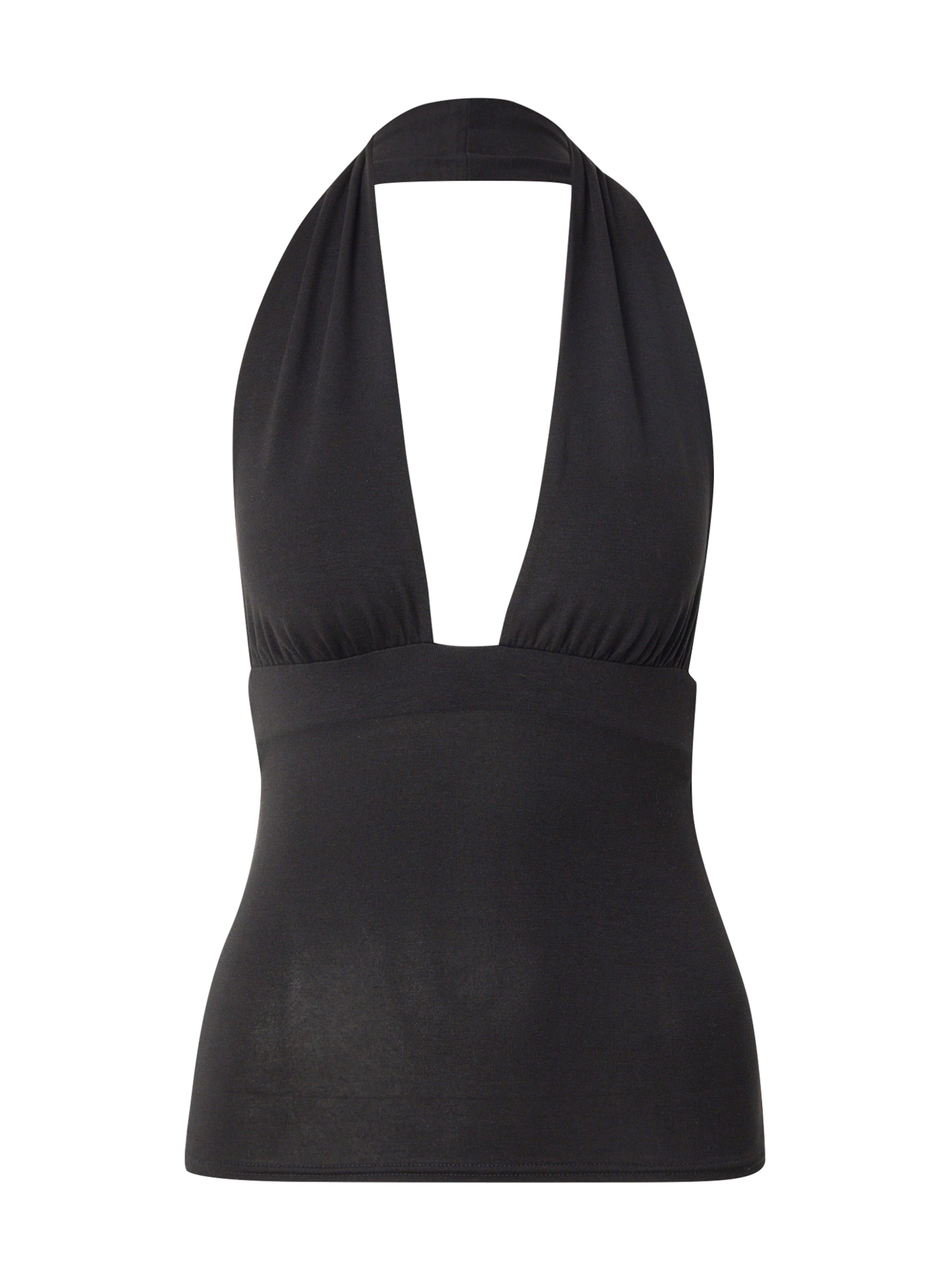 Haut 'Aline' WEEKDAY en noir : devant