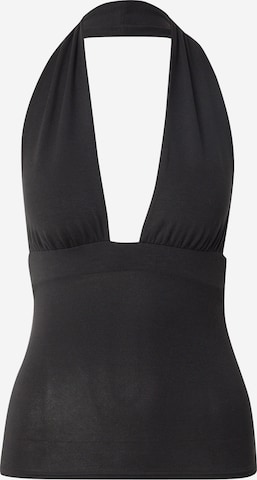 WEEKDAY Top 'Aline' | črna barva: sprednja stran