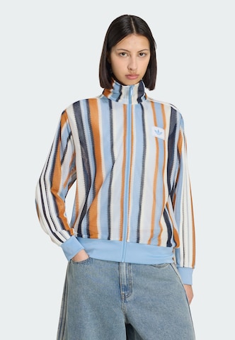 Cardigan 'Firebird' ADIDAS ORIGINALS en bleu : devant