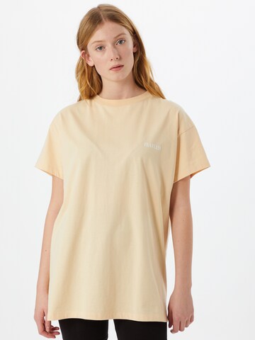 T-shirt 'Ina' ABOUT YOU x GNTM en beige : devant