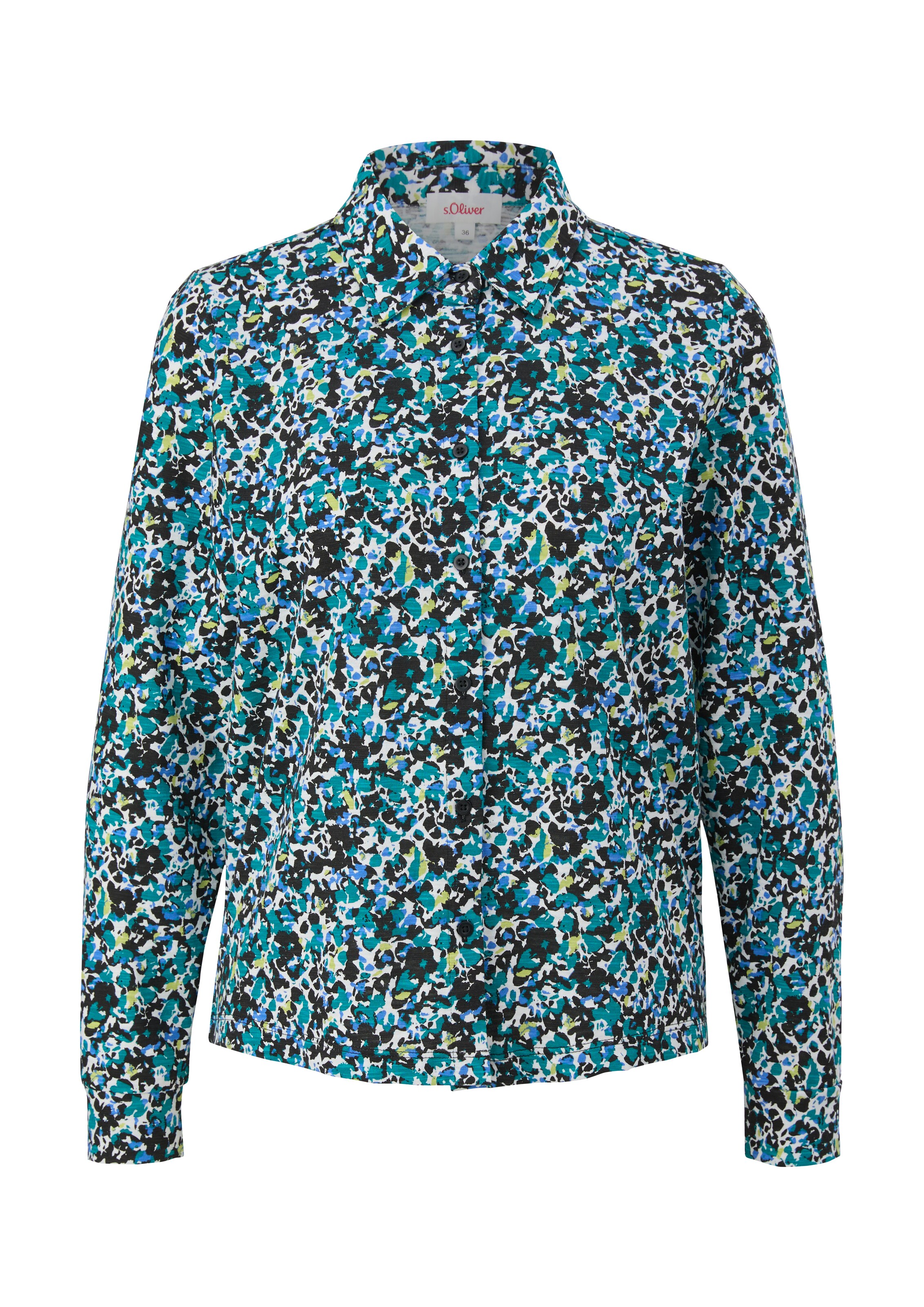 s.Oliver Bluse in Grün: Vorderseite