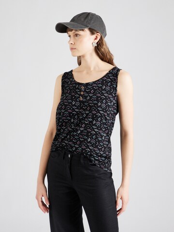 Ragwear Top 'PINNA' – černá: přední strana