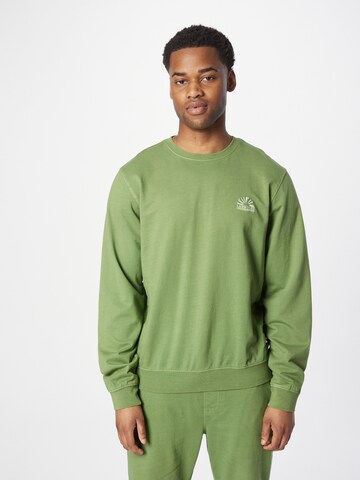 zaļš BLEND Sportisks džemperis: no priekšpuses
