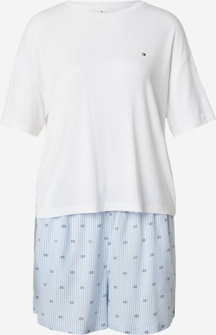 balta Tommy Hilfiger Underwear Pižama su šortais: priekis