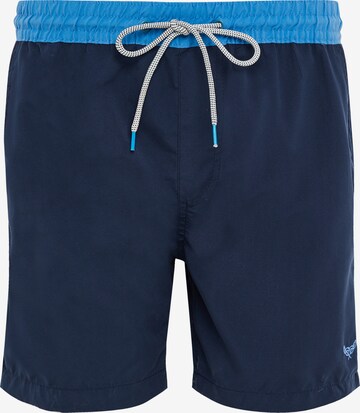 Pantaloncini da bagno 'Penglai' di Threadbare in blu: frontale