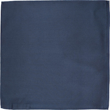ROY ROBSON Einstecktuch aus 100% Seide - mit feiner Musterung in Blau: predná strana