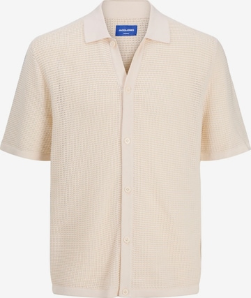 Vestes en maille 'JORAlmeria' JACK & JONES en beige : devant
