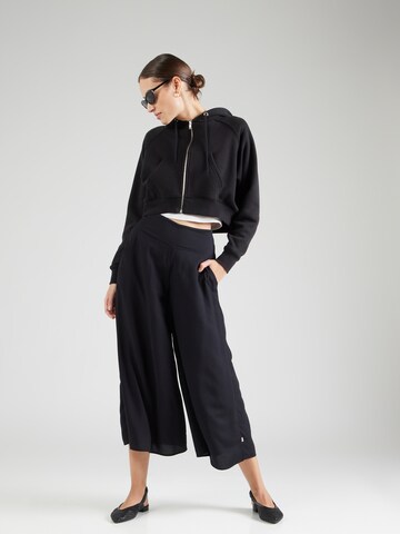 Blutsgeschwister Wide leg Trousers 'in Full Bloom' in Black