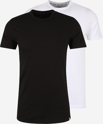DIESEL - Camiseta térmica 'RANDAL' en negro: frente
