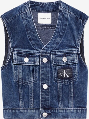 Gilet Calvin Klein Jeans en bleu : devant