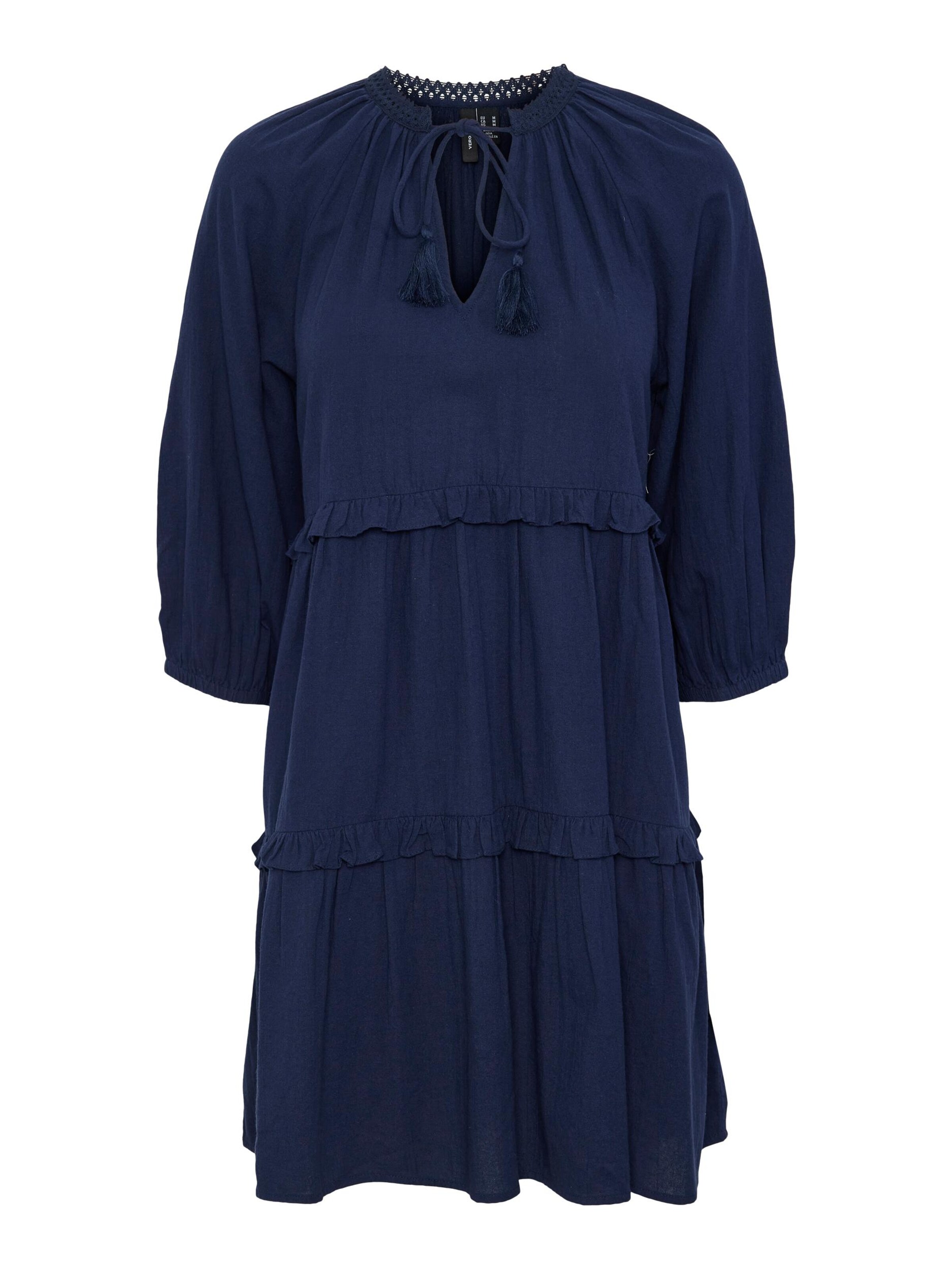 VERO MODA Tunika 'LINE' in Blau: Vorderseite