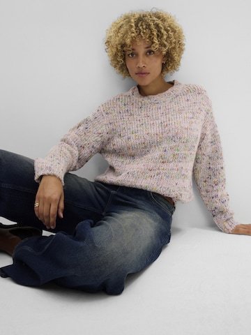 bonprix Sweter w kolorze różowy