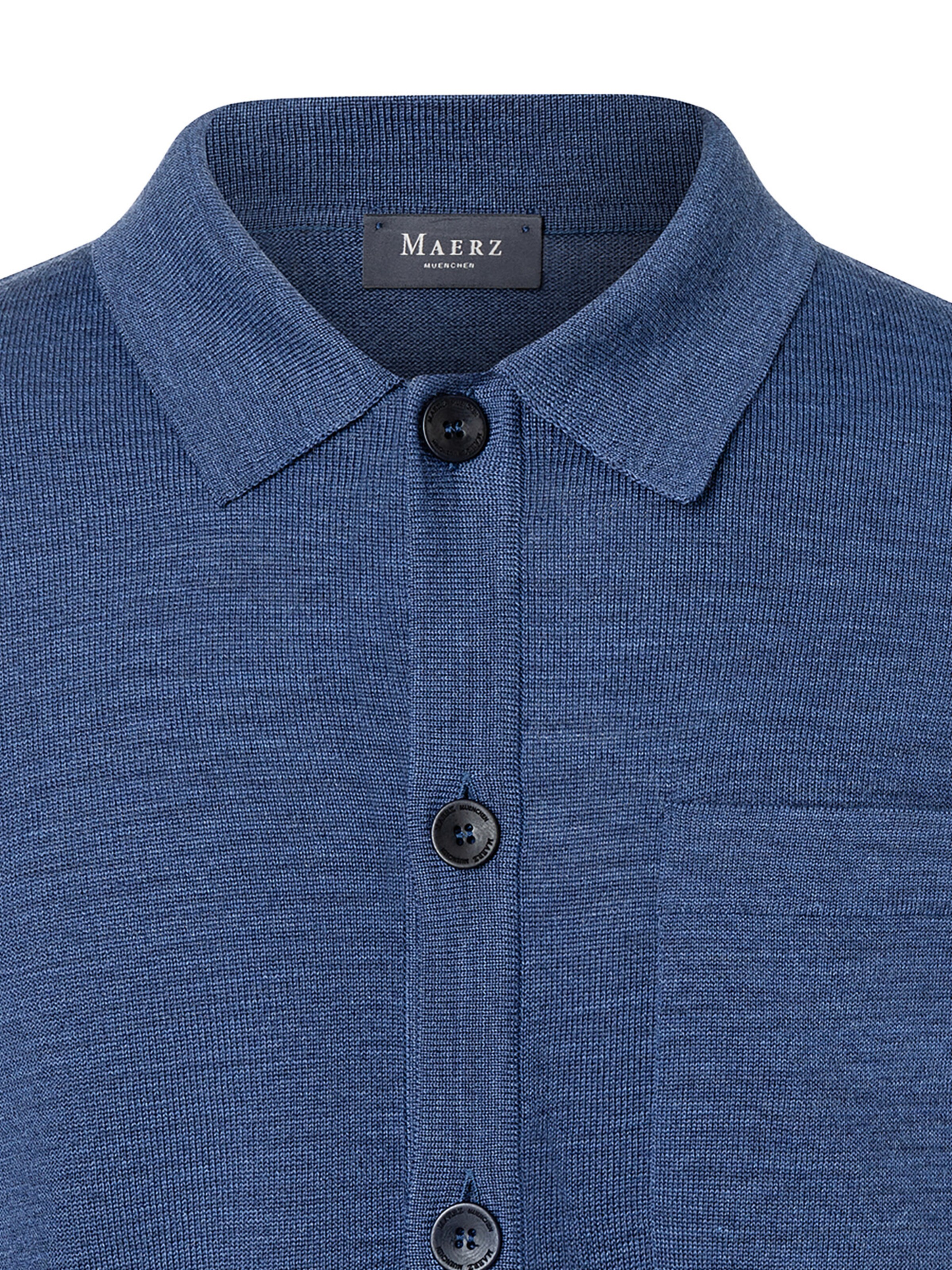 Vestes en maille MAERZ Muenchen en bleu