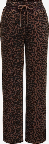 ONLY Loosefit Housut 'ONLVOICE' värissä ruskea: etupuoli