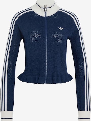 ADIDAS ORIGINALS - Cárdigan 'SPORTS CLUB' en azul: frente