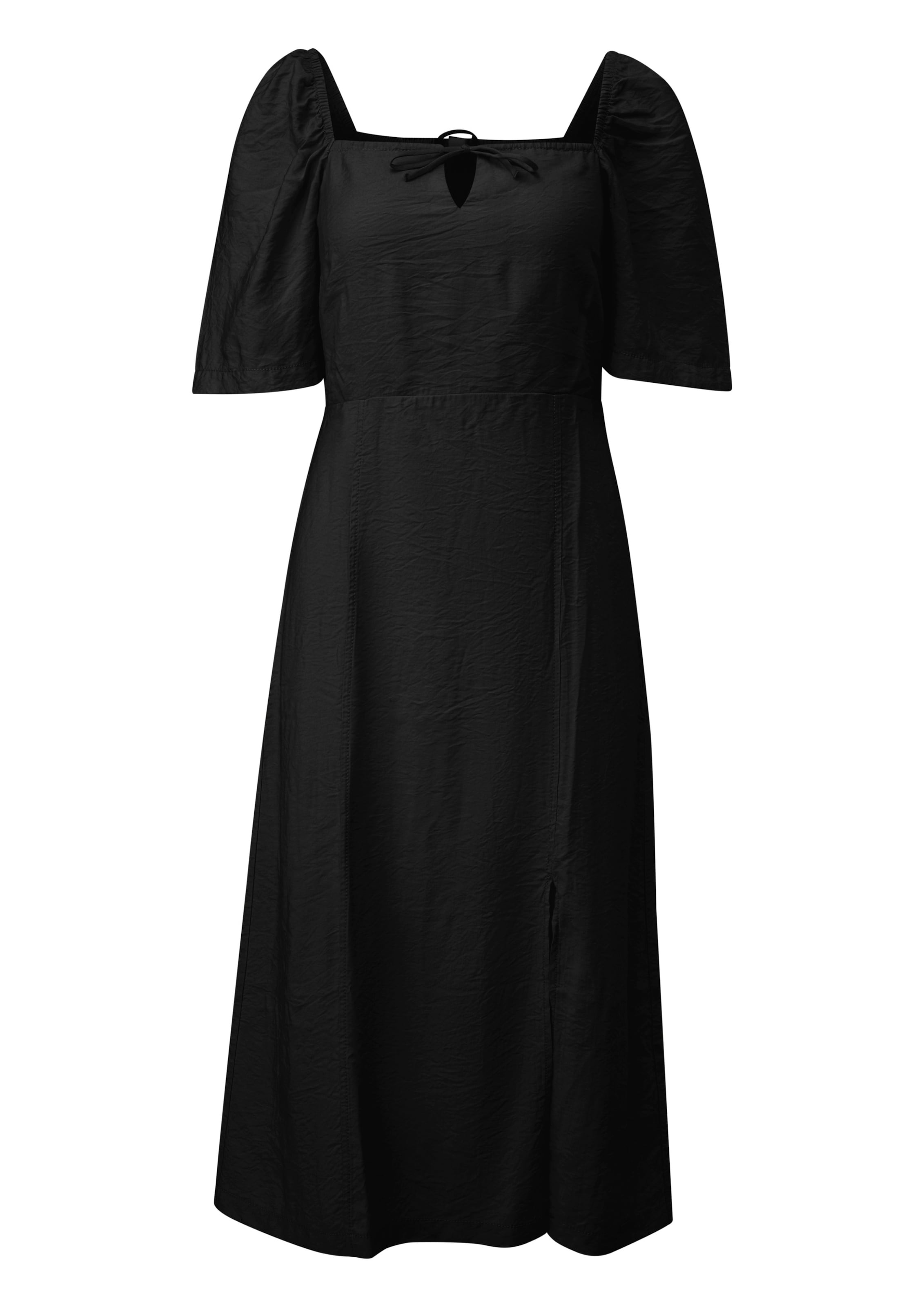 QS Kleid in Schwarz: Vorderseite