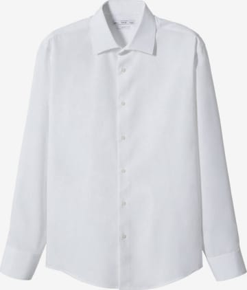 Chemise 'Emeritol' MANGO MAN en blanc : devant