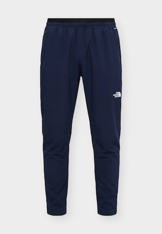THE NORTH FACE Slimfit Športne hlače 'MOUNTAIN ATHLETICS USHBA' | modra barva: sprednja stran