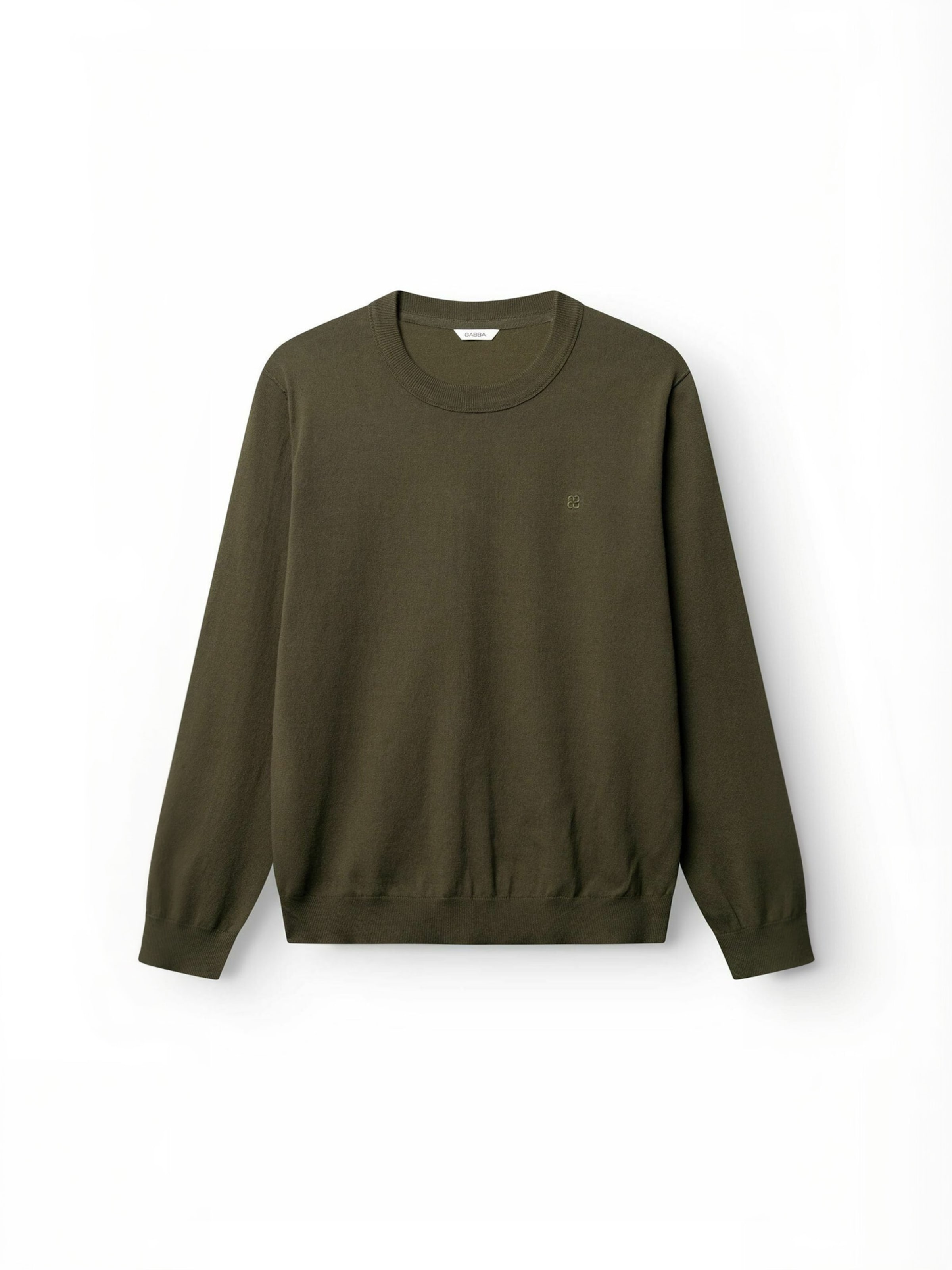 Pullover ' GABfumo ' di GABBA in verde: frontale