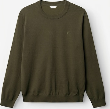 Pullover ' GABfumo ' di GABBA in verde: frontale