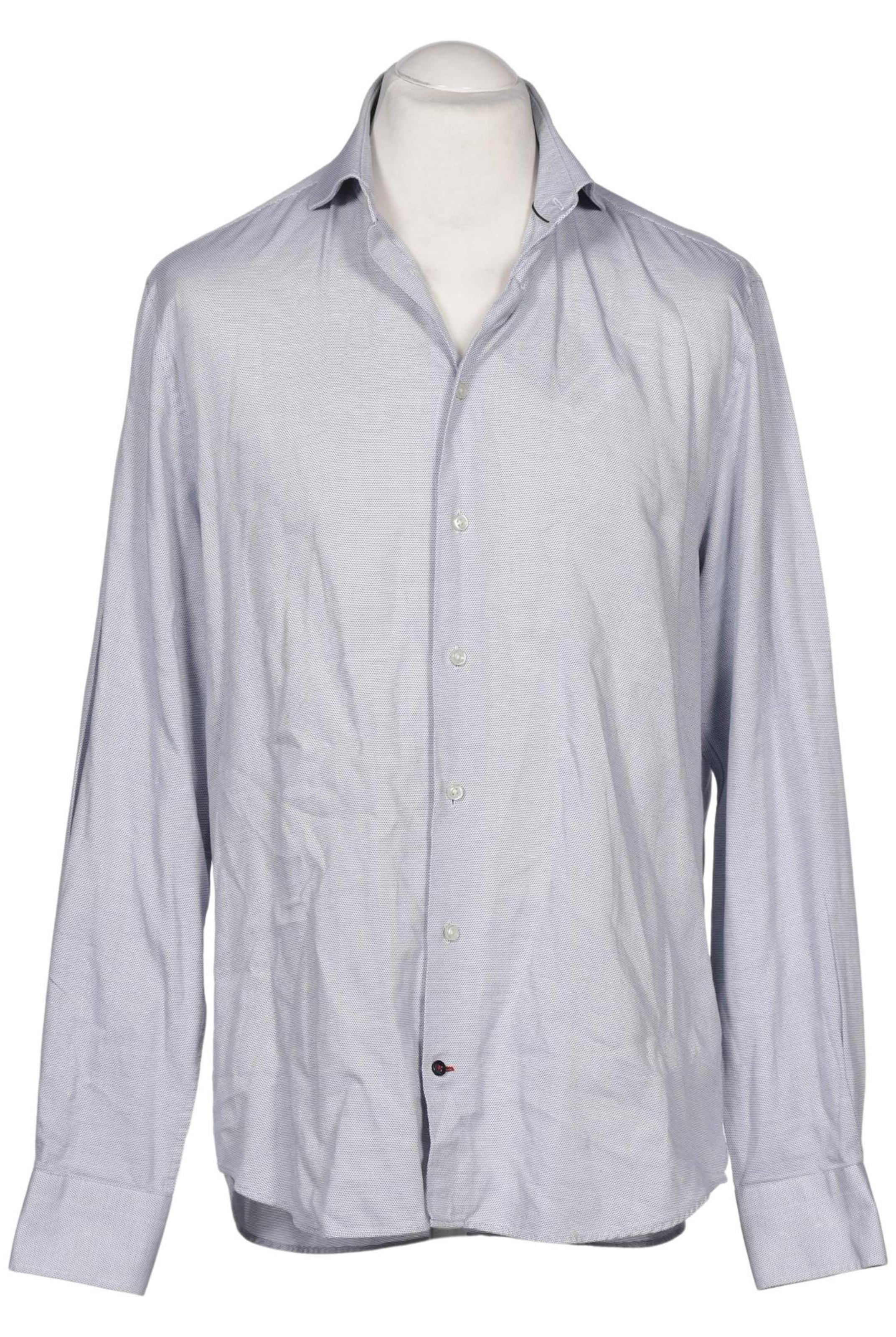 Tommy Hilfiger Tailored Button Up Shirt in L in Blue: front