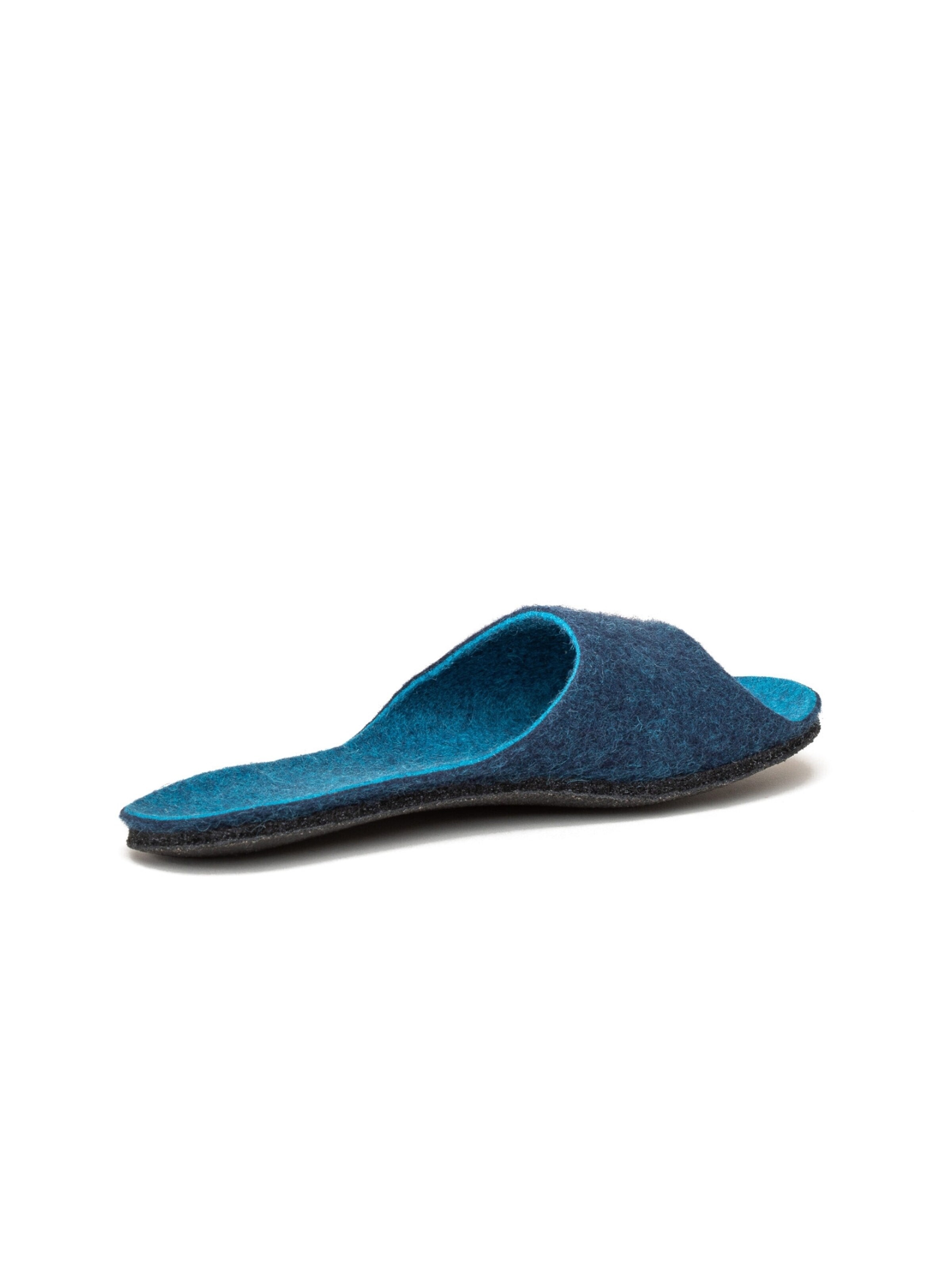 MagicFelt Slippers 'Filzpantoffel Magicfelt 722' in Blue