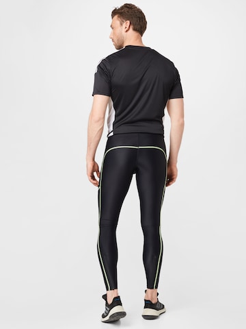 MIZUNO Skinny Sporthose in Schwarz