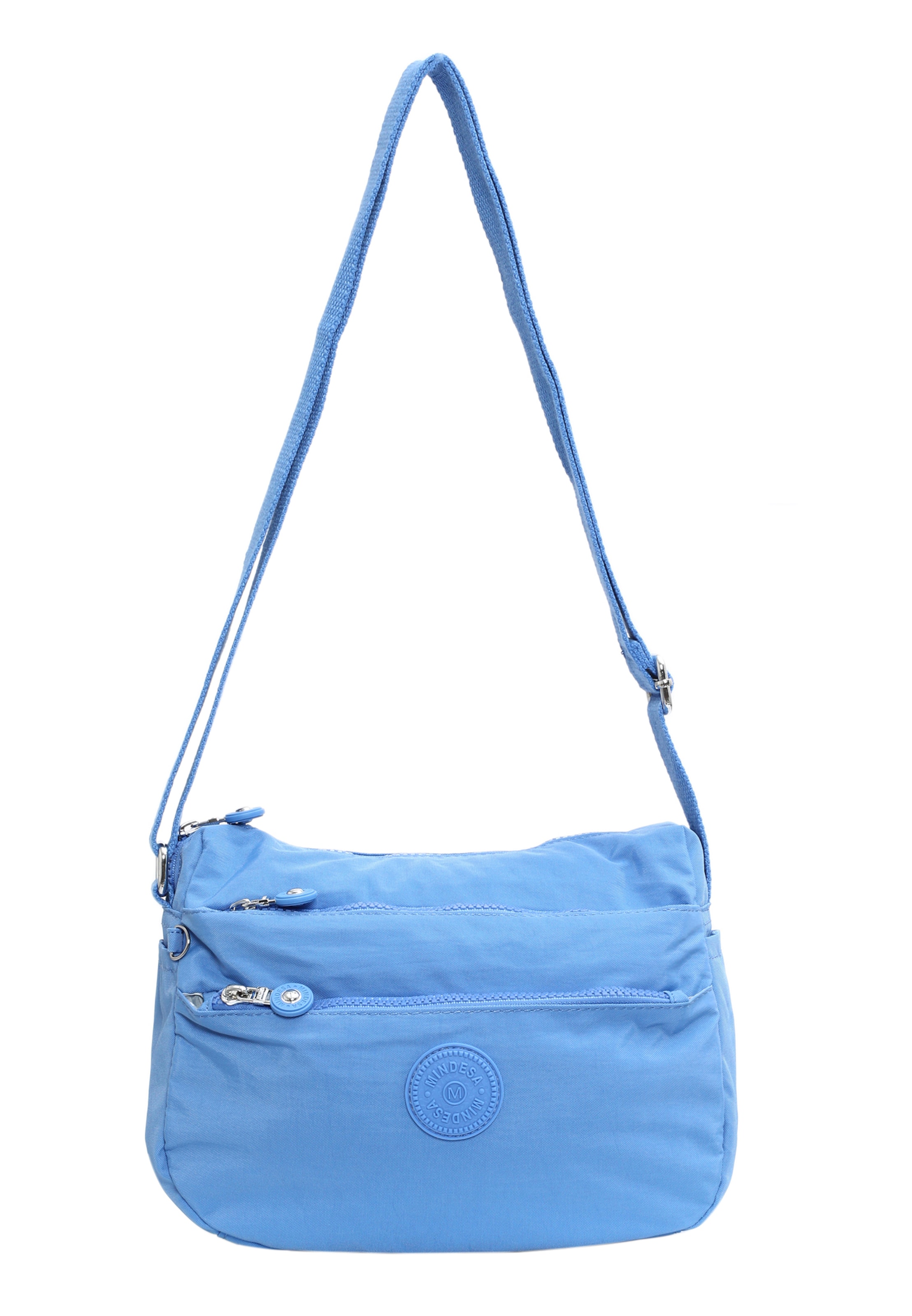 Mindesa - Mala de ombro em azul: frente
