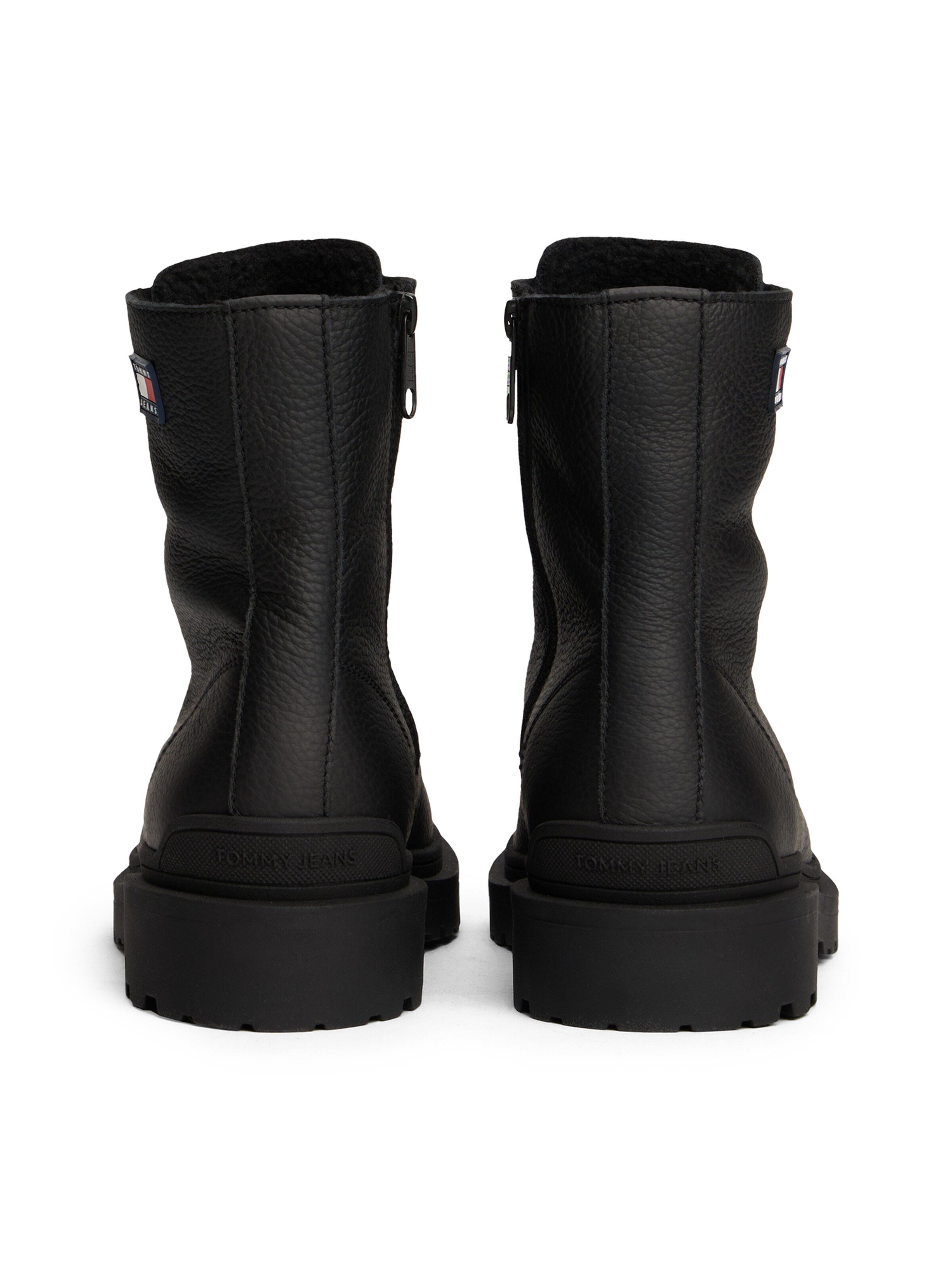 Boots stringati di Tommy Jeans in nero