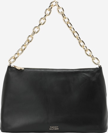 TOMMY HILFIGER - Bolso de hombro en negro: frente