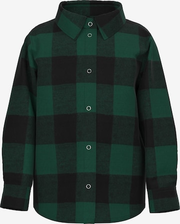 NAME IT - Regular Fit Camisa 'OSKAR' em verde: frente