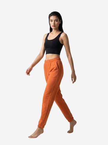 Tapered Pantaloni sportivi di My fashion in arancione