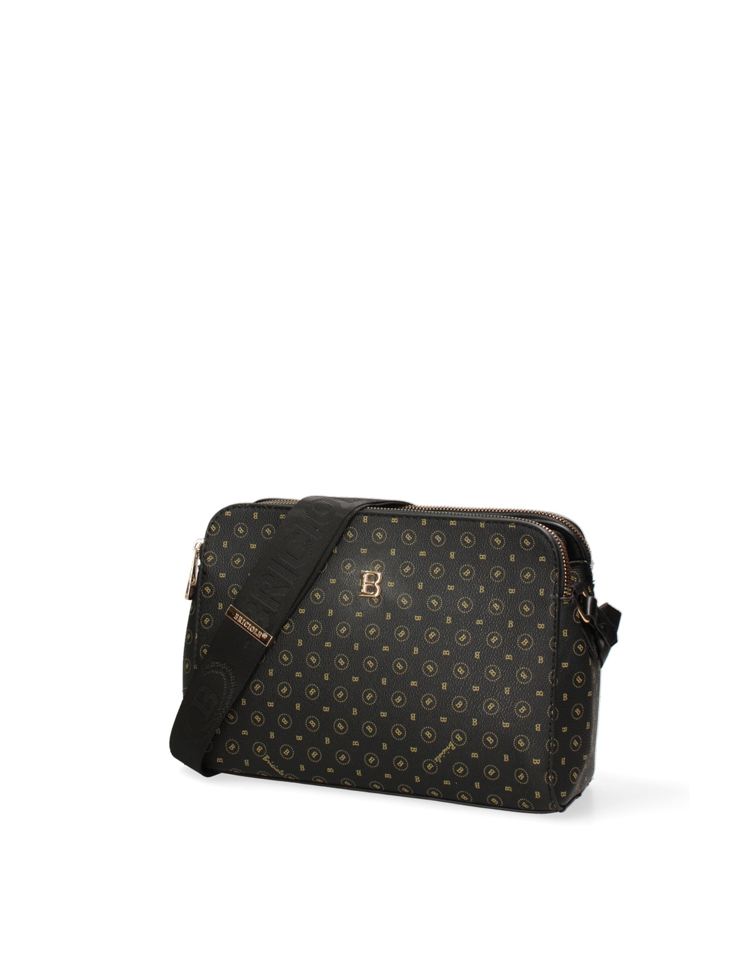 Briciole Crossbody Bag in Black: front