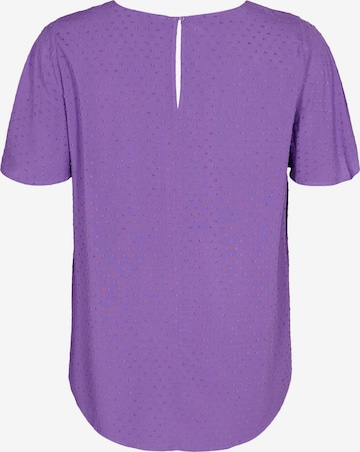 Zizzi - Blusa 'Xuilt' em roxo