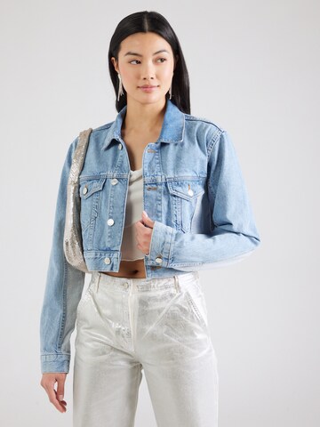 Giacca di mezza stagione di Moschino Jeans in blu: frontale