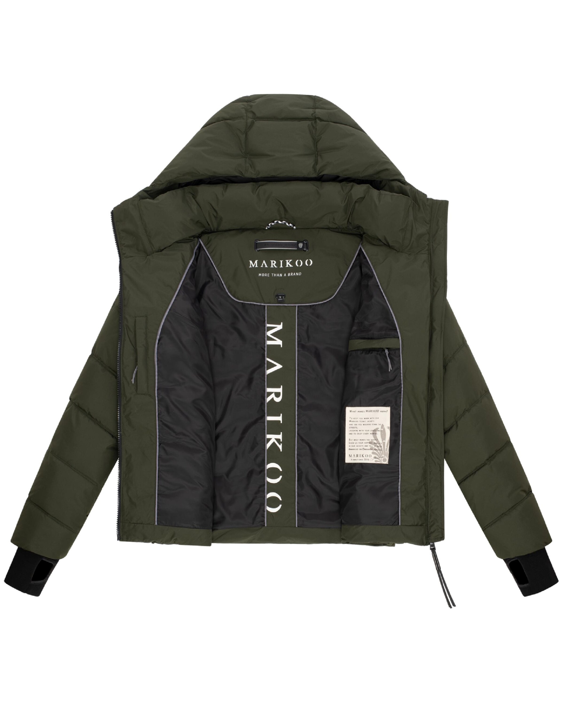 MARIKOO Winterjas in Groen