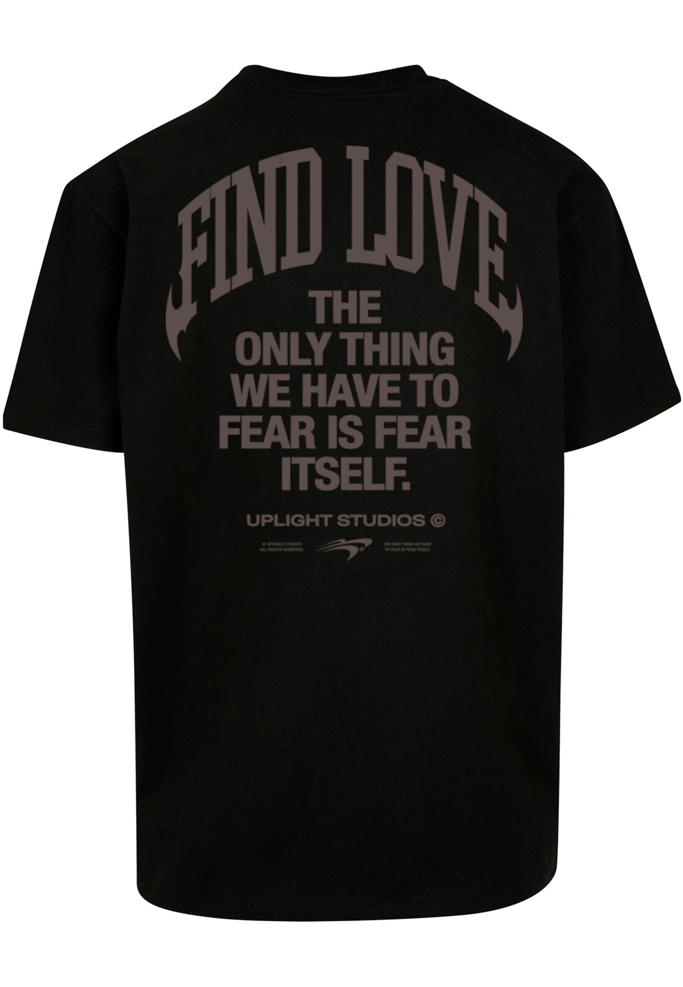 MT Upscale Shirt 'Find Love' in Black